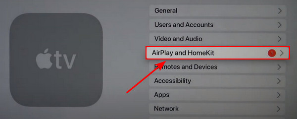 Apple TV:n asetukset