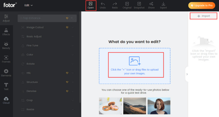 Open Add iMage