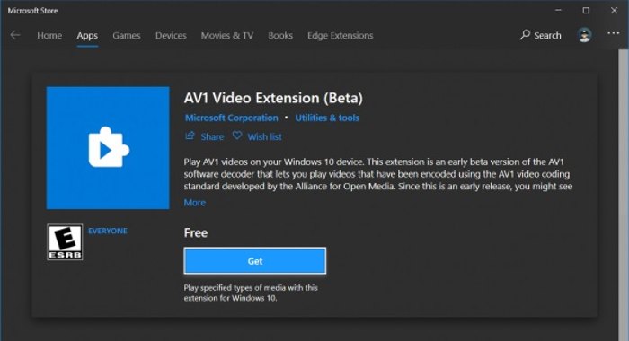 AVI Microsoft Store