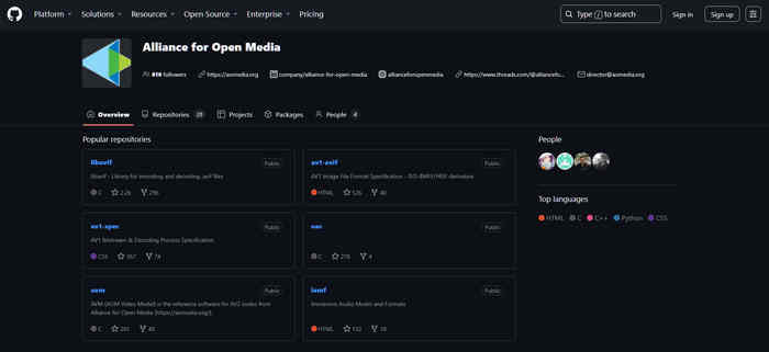 AV1 Release in GitHub