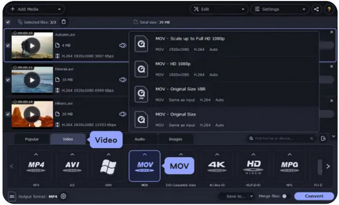 Click Convert Button