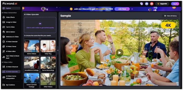 Picwand Top AI Video Upscaler Online