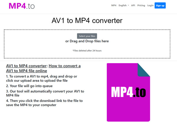 AV1 konvertor MP4 na