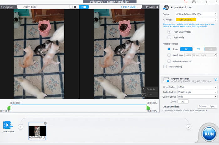 VideoProc Converter Lightweight Video Editor