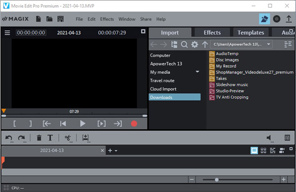 MAGIX Video enkelt