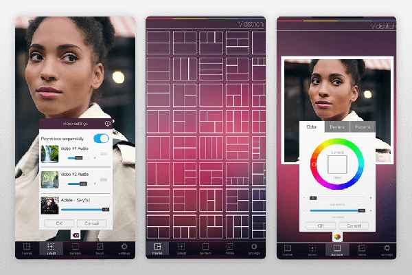 Лучшее приложение для видеоколлажей Vidstitch