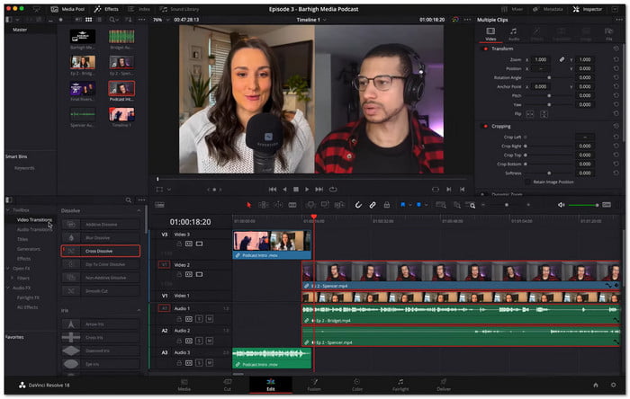 DaVinci Resolve for Editing Video Podcasts