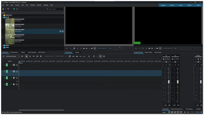 Kdenlive for Editing Video Podcasts