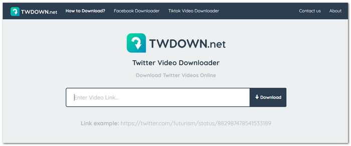 Twdown Best Twitter Video Tool