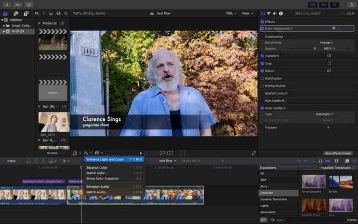 Final Cut Pro -videoeditori
