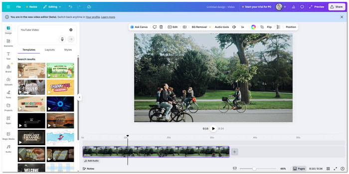 Canva Best FREE Video Editors for YouTube
