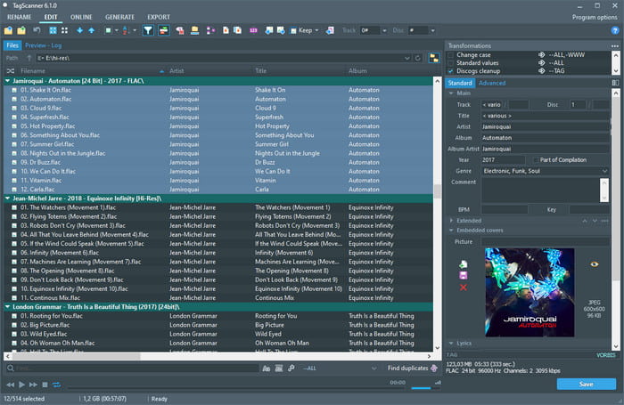Tagscanner Interface