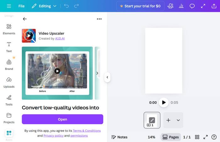 Canva Video Upscaler