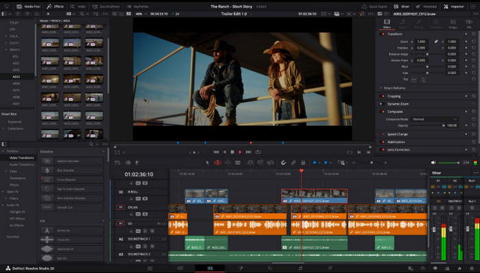 DaVinci Resolve Interface
