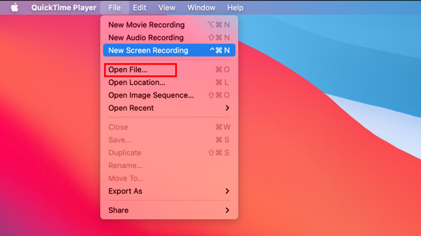 Quicktime Açık Dosyası