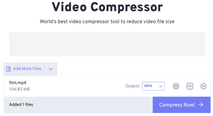 Compress MP4 Video FreeConvert