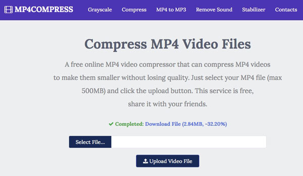 Komprimere MP4-videofiler gratis