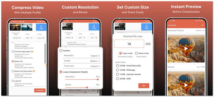 Compres Video Size Compressor Best App to Compress on Android