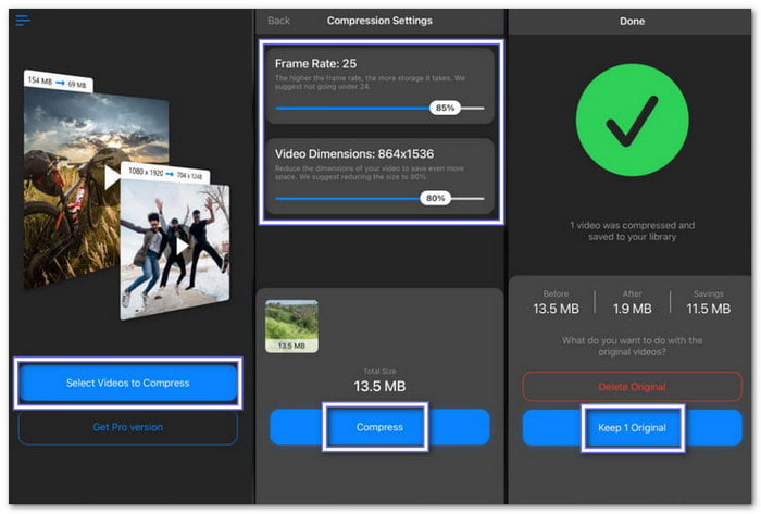 Compress Video For Instagram On IOS