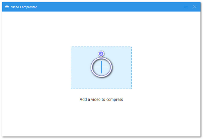 Import Your Video to Compress