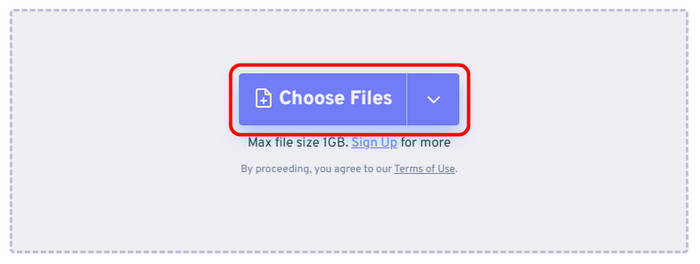Choose Files Freeconvert