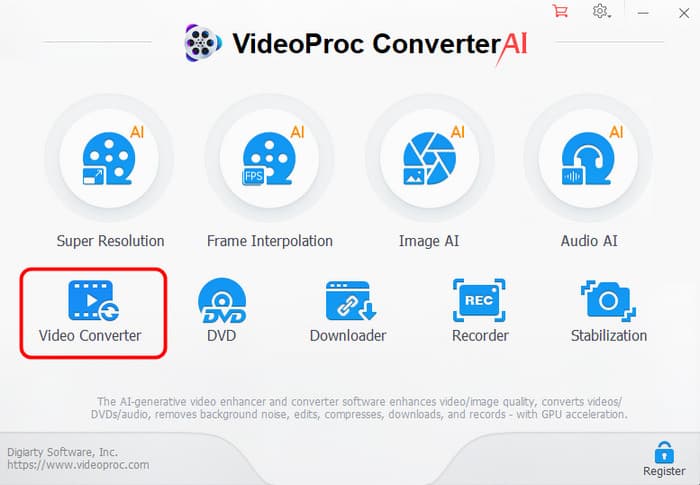 Video Converter Videoproc