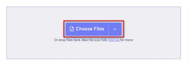 Click Choose Files