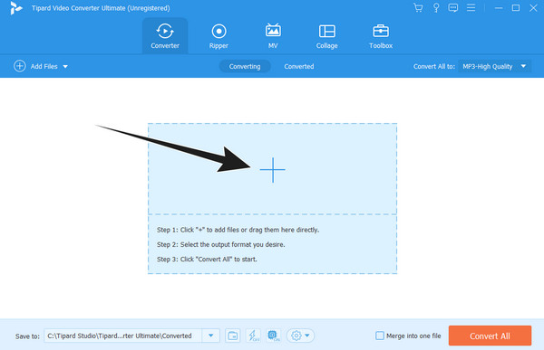 Tipard Converter Upload HEVC