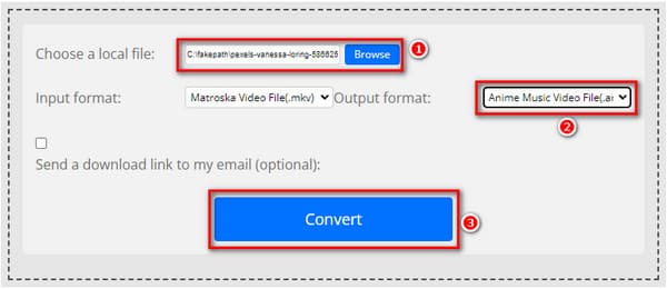 EaseFab Video Converter MKV til AMV