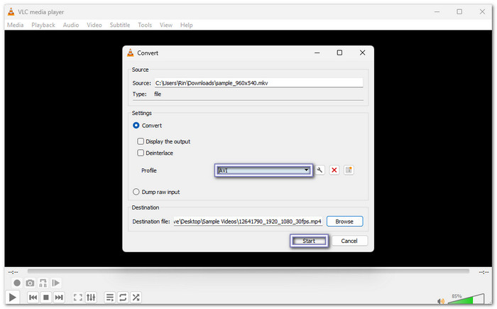 Vlc Convert Mkv To Avi