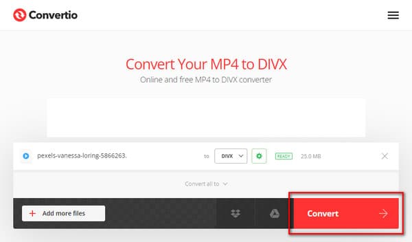 Convertio Muunna DIVX