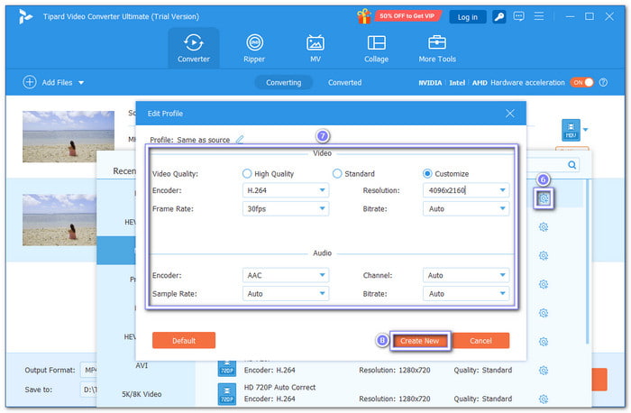 Ajuste fino de la configuración de salida