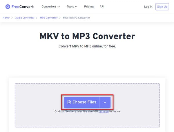FreeConvert - أضف MKV