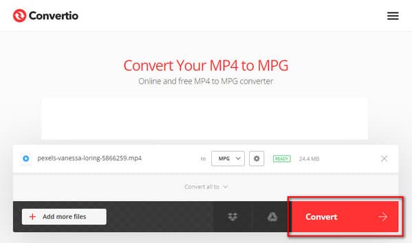 Convertio Конвертировать MPG