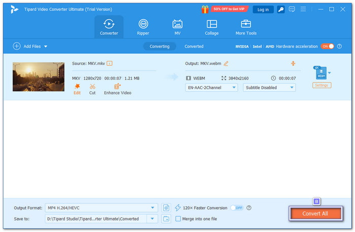 Convert MKV WebM In High Quality
