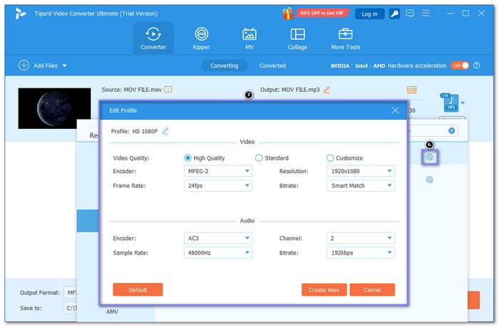 Access The Custom Profile Button