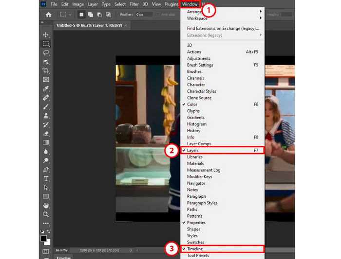 Edit MP4 in Photoshop