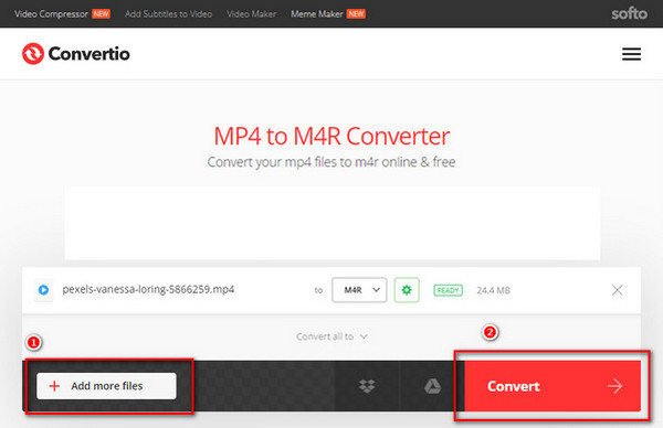 Convertio Converteer M4R