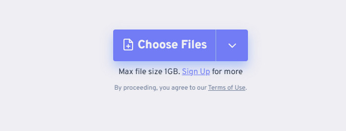 Choose Files Freeconvert