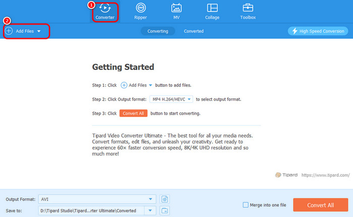 Converter Add Files Tipard