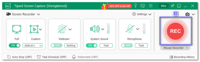 Start Recording Your SWF Content