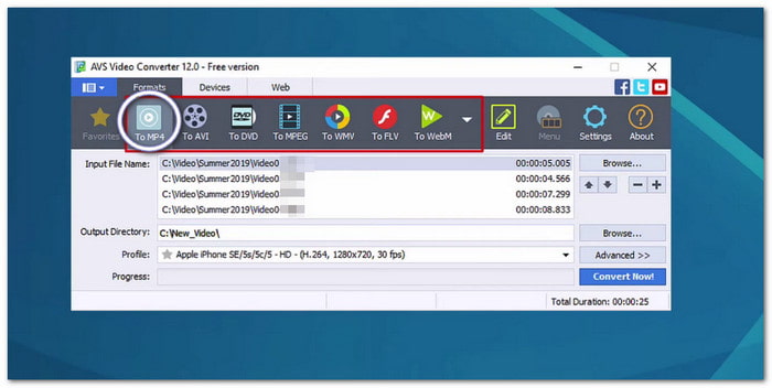 AVS Video Converter Convert TS to MP4