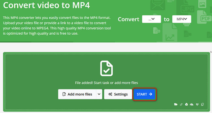 Convert VLC to MP4 Free Online