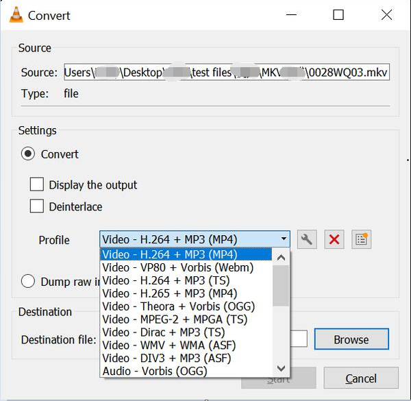 Vlc convert cheap to mp4