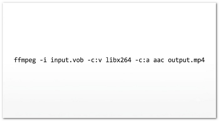 FFmpeg конвертирует VOB в MP4