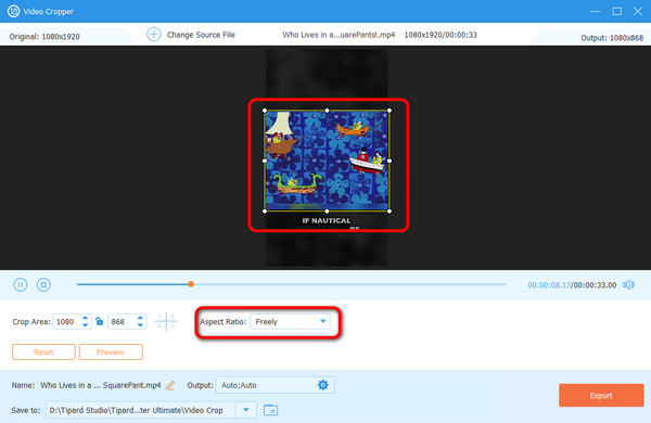 Crop the Video