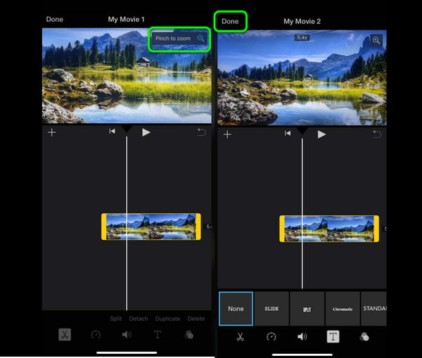 Crop Video iMovie