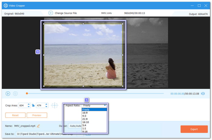 Use The Adjustable Frame Or Aspect Ratio