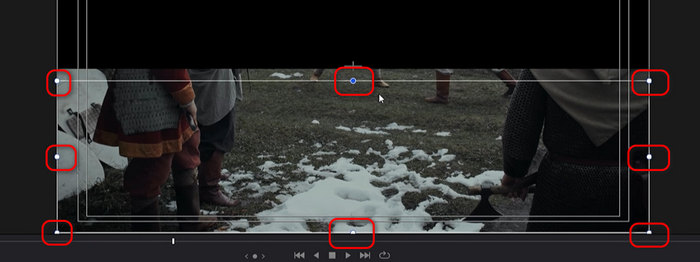 Crop Video in the Preview Window in DaVinci Resolve