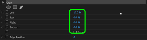 Crop Video Using Percentage